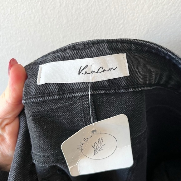 KanCan NEW Ilia High Rise 90s Slim Boyfriend Jeans Dark Gray Size 11/29 - Picture 14 of 16